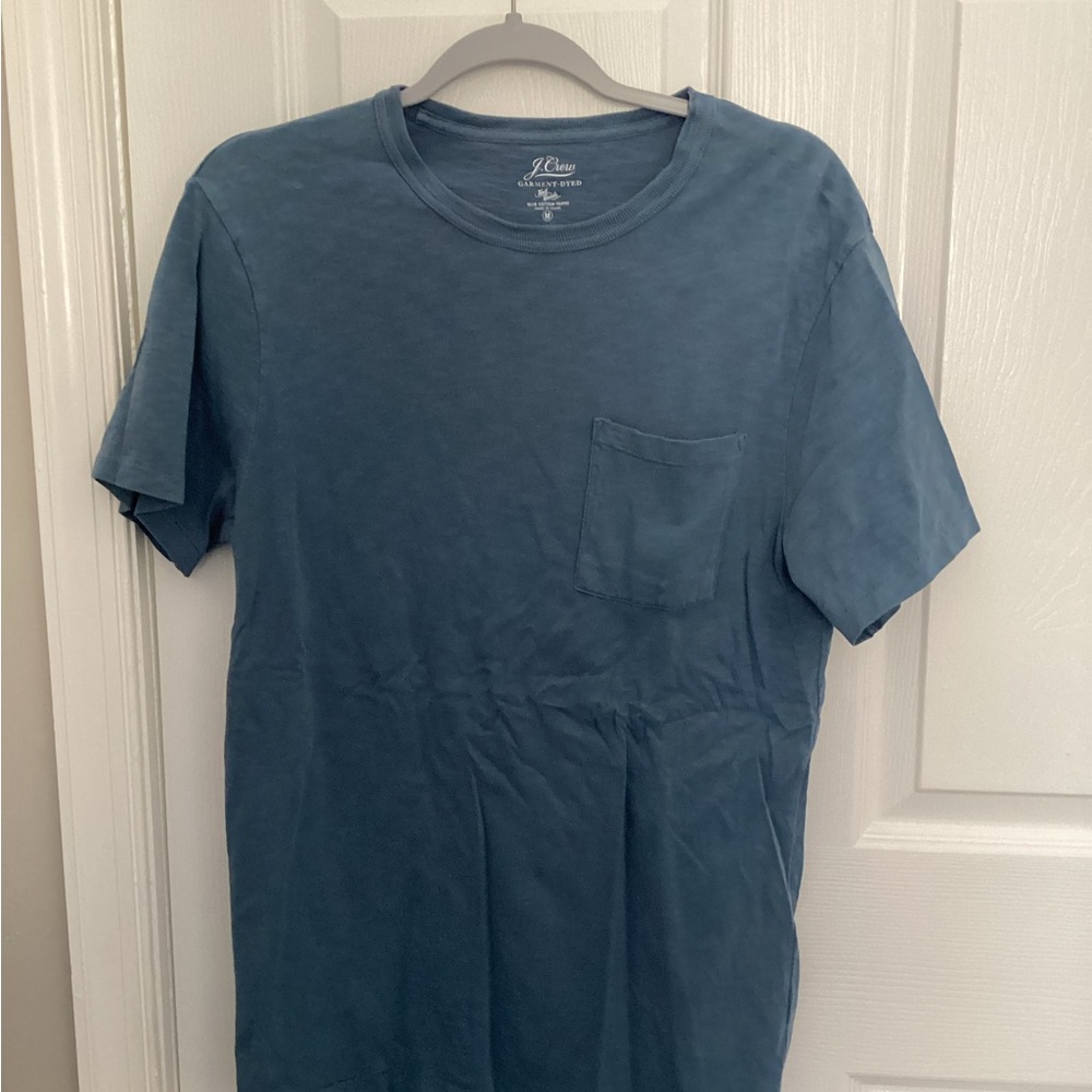 J. Crew Men's Blue Pocket Tee
